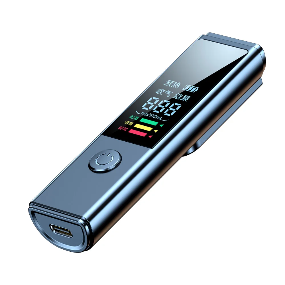 Alcohol Breathalyzer Mini Tester Digital Handheld Portable Personal Accurate Breath Testing Device Professional Detection Tool
Alcohol Breathalyzer Mini Tester Digital Handheld Portable Personal Accurate Breath Testing Device Professional Detection Tool