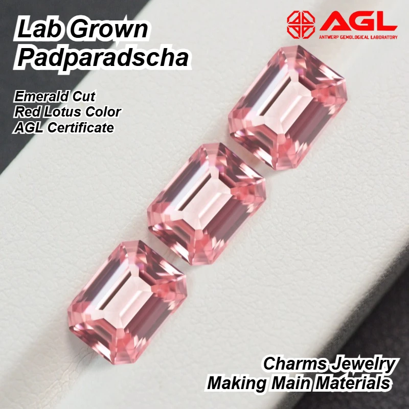 Высокое качество, выращенная в лаборатории Padparadscha, изумрудная огранка, подвески цвета красного лотоса, изготовление ювелирных изделий, основные материалы, сертификат на выбор
Высокое качество, выращенная в лаборатории Padparadscha, изумрудная огранка, подвески цвета красного лотоса, изготовление ювелирных изделий, основные материалы, сертификат на выбор