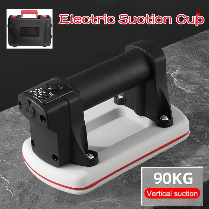 90 кг присоска для стеклянной плитки, интеллектуальный цифровой дисплей, мощная электрическая присоска, вакуумный воздушный насос запуска одним щелчком мыши
90 кг присоска для стеклянной плитки, интеллектуальный цифровой дисплей, мощная электрическая присоска, вакуумный воздушный насос запуска одним щелчком мыши