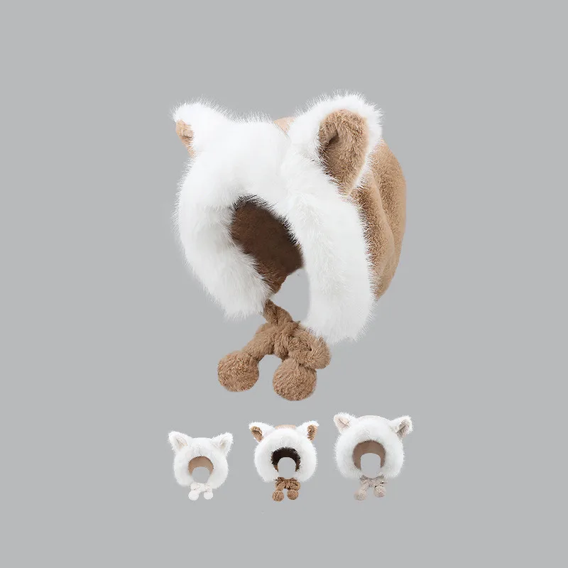 Cute Cap Fox Ears Fuzzy Hat Women Autumn Winter Cycling Warm Ear Caps Show Small Face Velvet Outdoor
Cute Cap Fox Ears Fuzzy Hat Women Autumn Winter Cycling Warm Ear Caps Show Small Face Velvet Outdoor