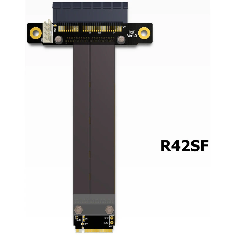 YY+FOR Riser PCIe x4 3.0 PCI-E 4x To M.2 NGFF NVMe 2280 Riser Card Extension Cord
YY+FOR Riser PCIe x4 3.0 PCI-E 4x To M.2 NGFF NVMe 2280 Riser Card Extension Cord