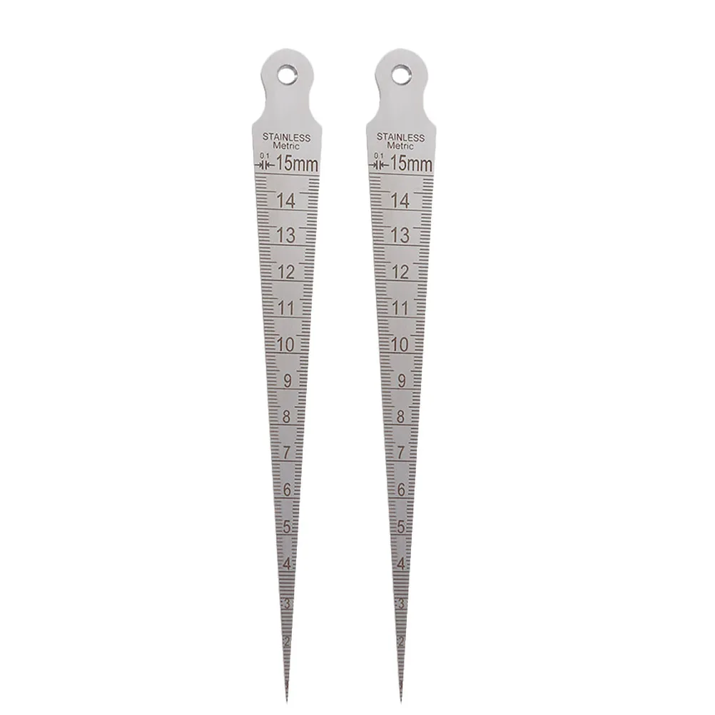 2 Pcs Taper Metric Welding Gauge Stainless Steel Practical Miniature Lightweight Precise Design High Quality Optical
2 Pcs Taper Metric Welding Gauge Stainless Steel Practical Miniature Lightweight Precise Design High Quality Optical