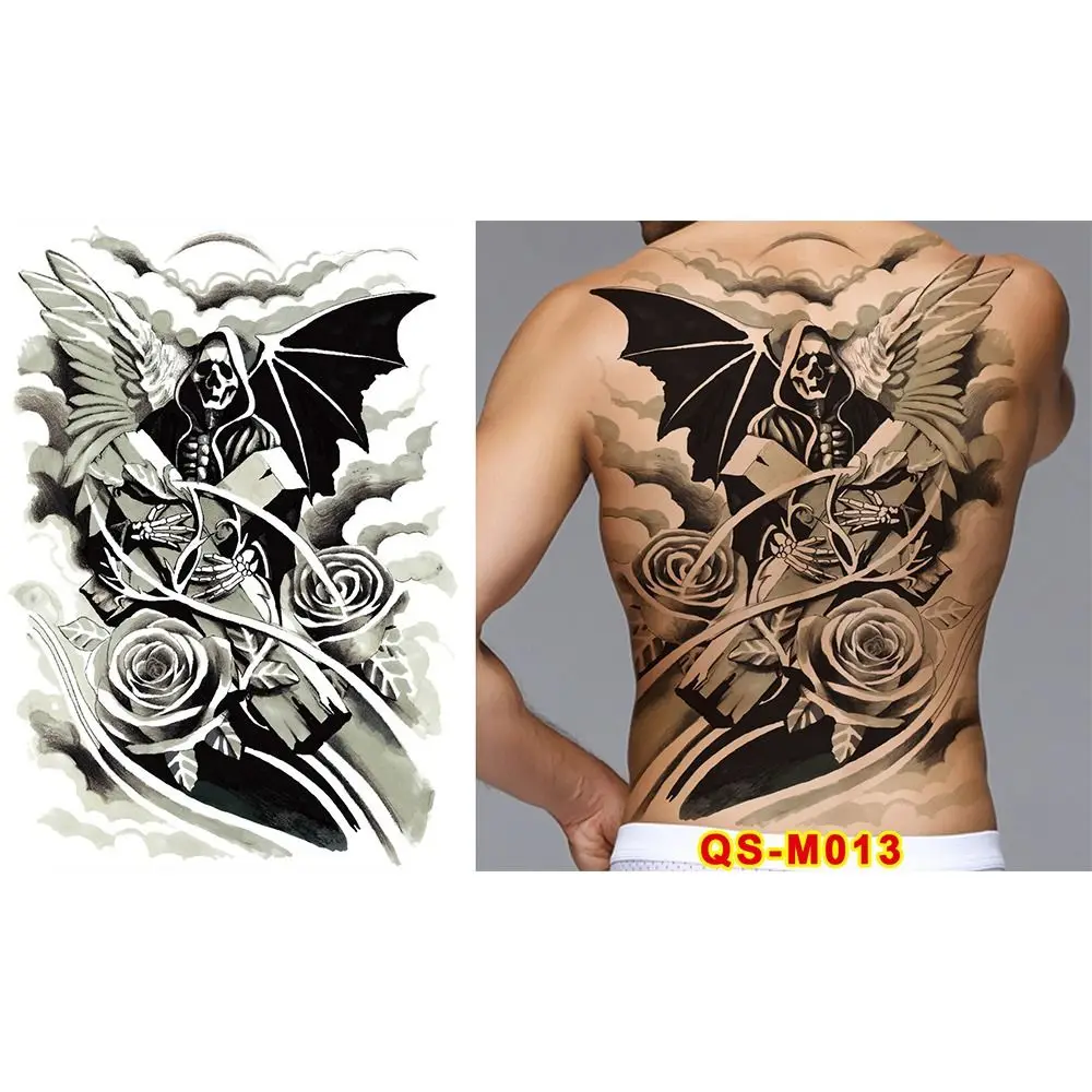 Water Transfer Printing Full Back Tattoo Sticker Buddha Pattern Angel Wings Cross Full Back Tattoo Patch Sweatproof Long Lasting
Water Transfer Printing Full Back Tattoo Sticker Buddha Pattern Angel Wings Cross Full Back Tattoo Patch Sweatproof Long Lasting
