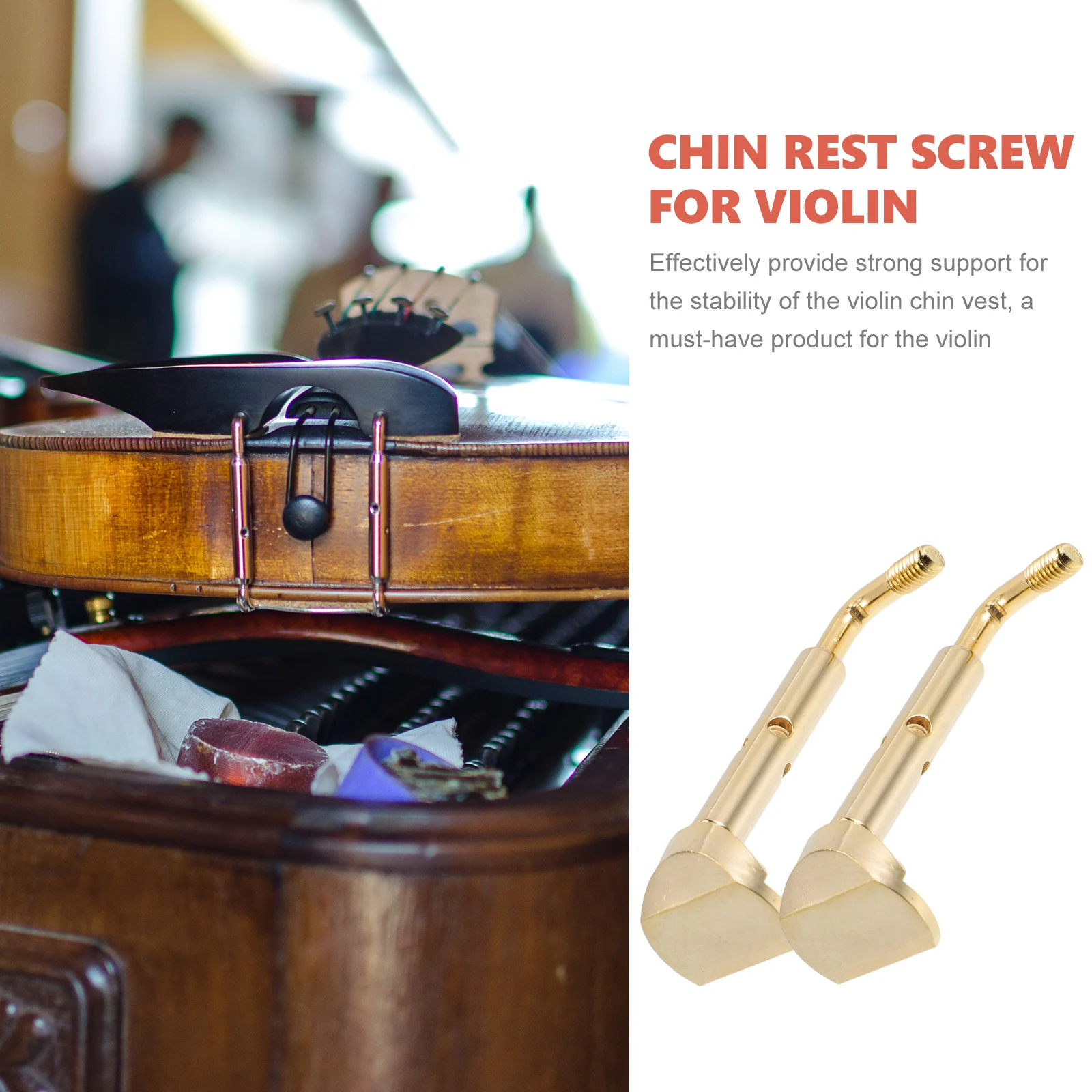 Screw Chin Rest Violin Shoulder Black Replace Bracket Golden Brass Parts Accessories
Screw Chin Rest Violin Shoulder Black Replace Bracket Golden Brass Parts Accessories