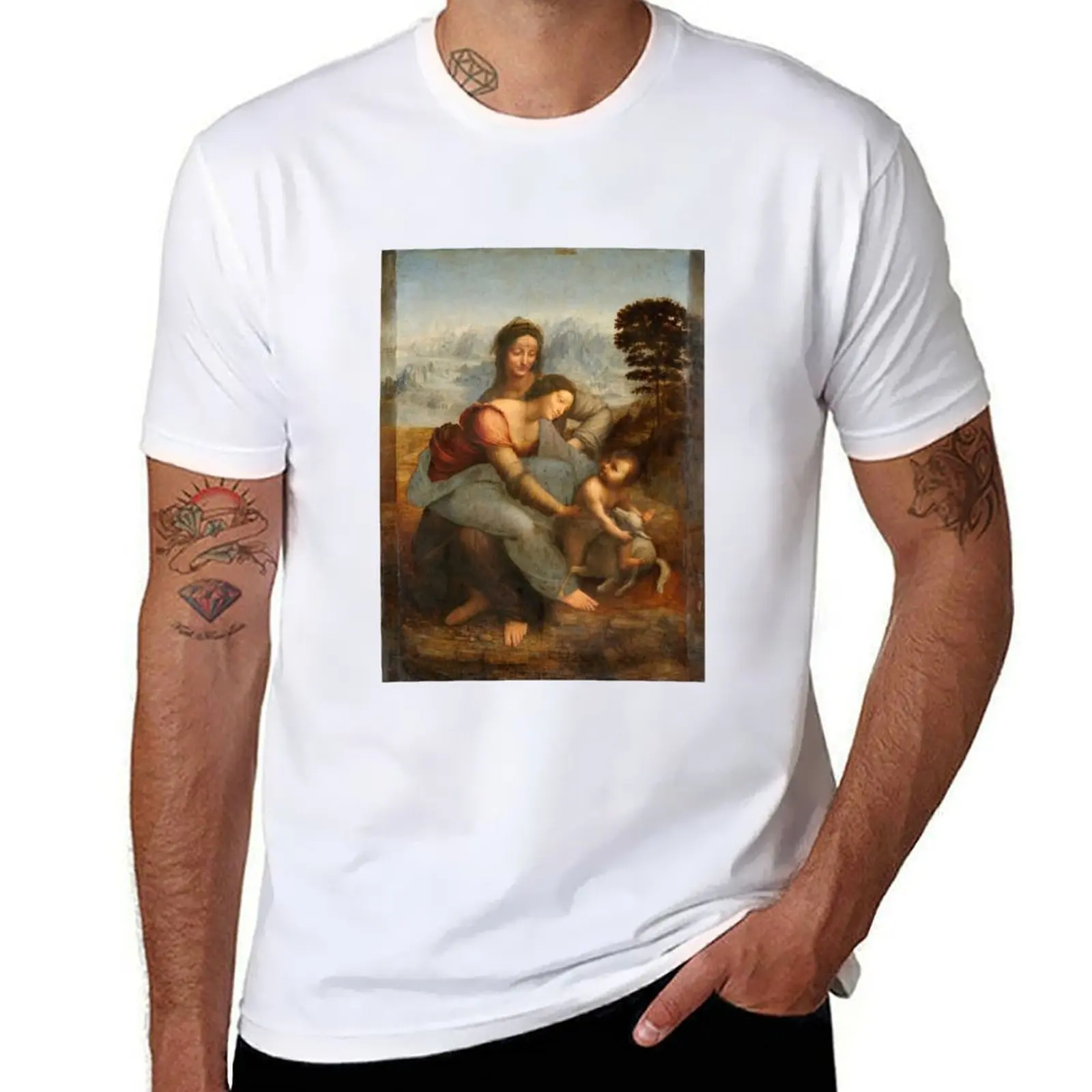 Leonardo Vinci - The Virgin and Child with St. Anne T-Shirt cotton tshirt 100% men t shirt cotton 100% T-Shirt
Leonardo Vinci - The Virgin and Child with St. Anne T-Shirt cotton tshirt 100% men t shirt cotton 100% T-Shirt
