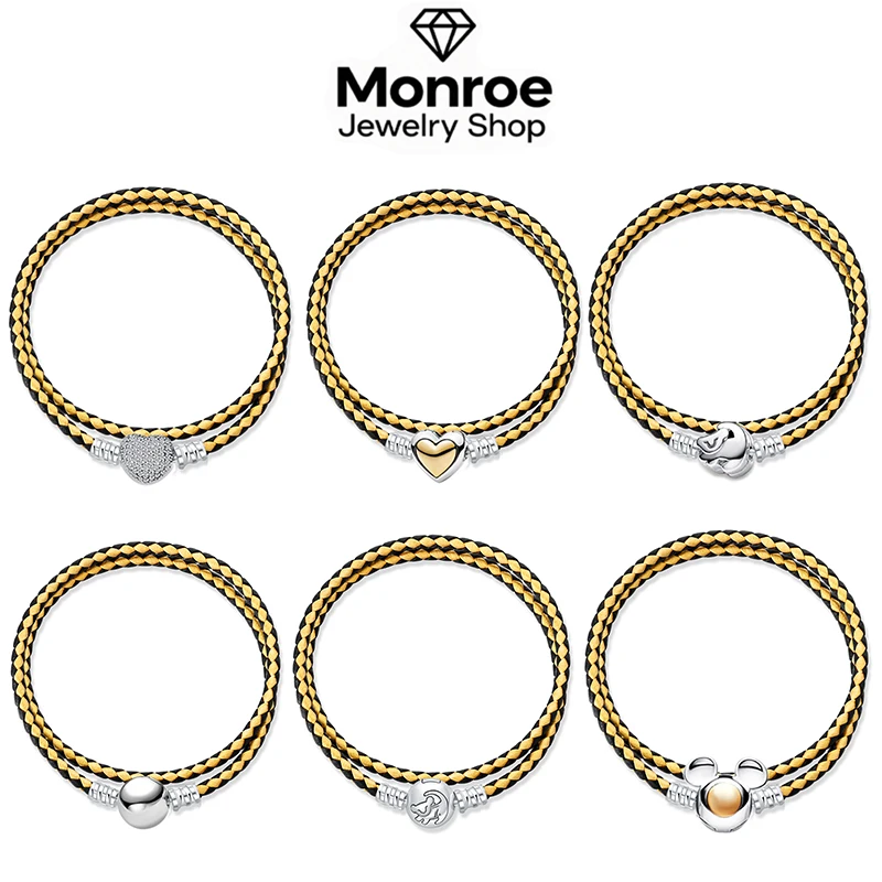 925 Sterling Silver Disney Double Circle Lion Bracelet - Suitable for 925 SterlingSilver Charming DIY Birthday Gift
925 Sterling Silver Disney Double Circle Lion Bracelet - Suitable for 925 SterlingSilver Charming DIY Birthday Gift