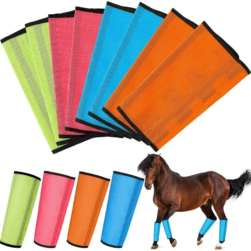 4pcs Professional Fly Protection Boots for Horses, Breathable Mesh with Non-Slip Straps for Pasture, Training, Stable Use
4pcs Professional Fly Protection Boots for Horses, Breathable Mesh with Non-Slip Straps for Pasture, Training, Stable Use