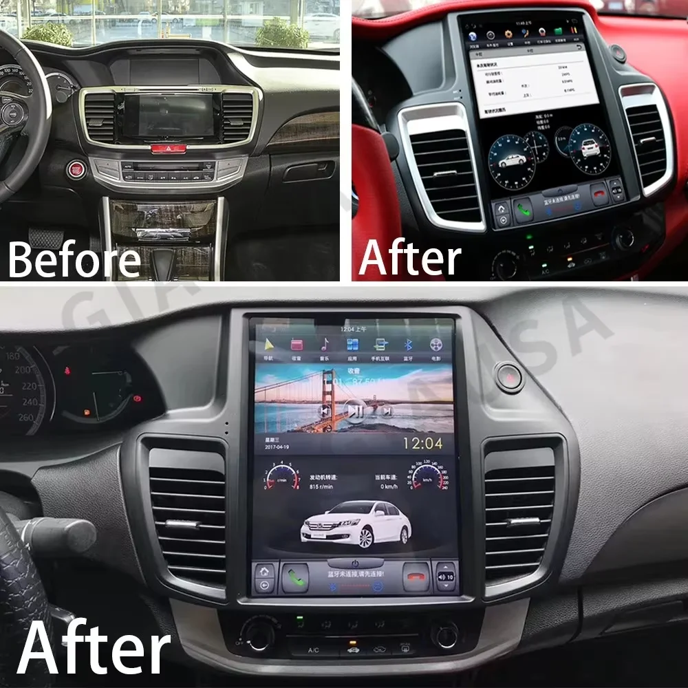 Android13 For Honda Accord 9 2012-2017 Touch Screen Car Multimedia Player GPS Radio Stereo Wireless Carplay Head Unit Navigation
Android13 For Honda Accord 9 2012-2017 Touch Screen Car Multimedia Player GPS Radio Stereo Wireless Carplay Head Unit Navigation