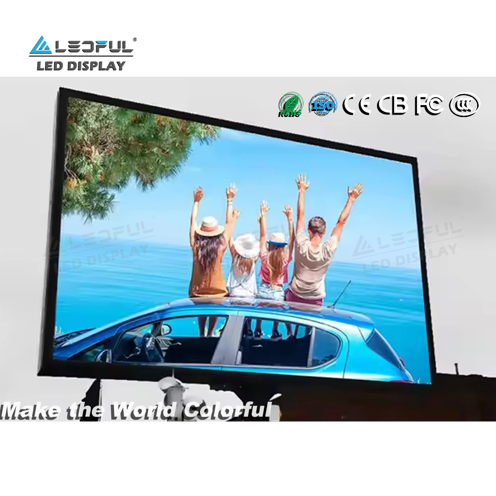 P6.67 Outdoor P10 Display LED Panel 320* 160mm 960x960mm LED Cabinet 960x960 Customized Large Advertising Display Screen
P6.67 Outdoor P10 Display LED Panel 320* 160mm 960x960mm LED Cabinet 960x960 Customized Large Advertising Display Screen