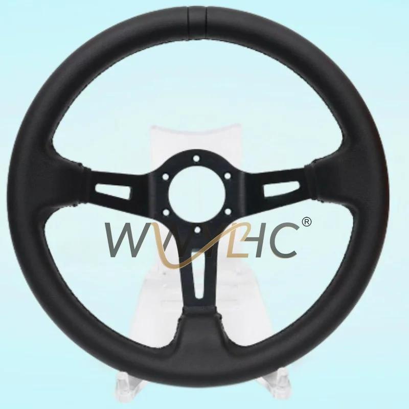 13 Inch Deep Concave Leather Steering Wheel for JDM Modified Racing Car Personalized Replacement Steering Wheel
13 Inch Deep Concave Leather Steering Wheel for JDM Modified Racing Car Personalized Replacement Steering Wheel