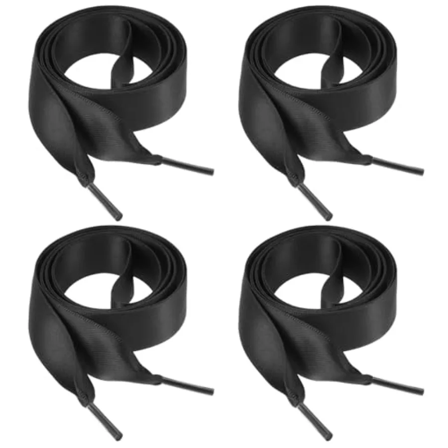 2 Pairs Ribbon Shoe Laces, 47" Flat Satin Shoelaces Soft Silky Shoe Ties 3/4" Wide Fashion Shoestring for Sneaker Boot
2 Pairs Ribbon Shoe Laces, 47" Flat Satin Shoelaces Soft Silky Shoe Ties 3/4" Wide Fashion Shoestring for Sneaker Boot