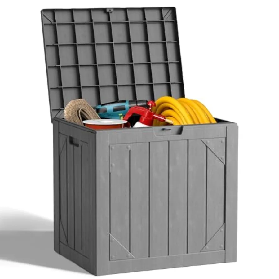 Outdoor Storage Deck Box Waterproof Lockable Patio Package Delivery Bin as Seat Resin Storage Container Bench for Furniture Cus
Outdoor Storage Deck Box Waterproof Lockable Patio Package Delivery Bin as Seat Resin Storage Container Bench for Furniture Cus