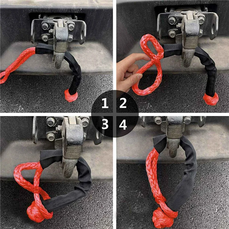 2X Winch Snatch Recovery Ring, Synthetic Winch Rope, Snatch Ring Soft Shackle, Winch Accessories For UTV ATV SUV Truck
2X Winch Snatch Recovery Ring, Synthetic Winch Rope, Snatch Ring Soft Shackle, Winch Accessories For UTV ATV SUV Truck