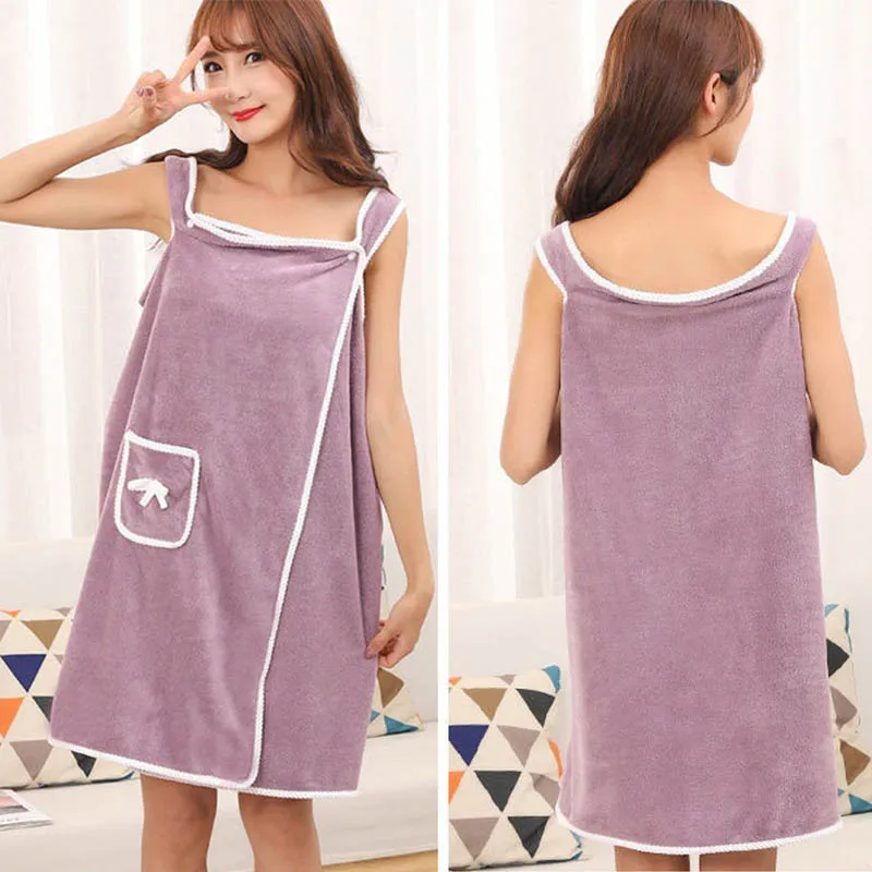 Wearable Bath Towel Wrap Women Oversized Water Absorbent Beach Spa Gym Bathrobes Slip Dress Bathing Shower Cover Up
Wearable Bath Towel Wrap Women Oversized Water Absorbent Beach Spa Gym Bathrobes Slip Dress Bathing Shower Cover Up