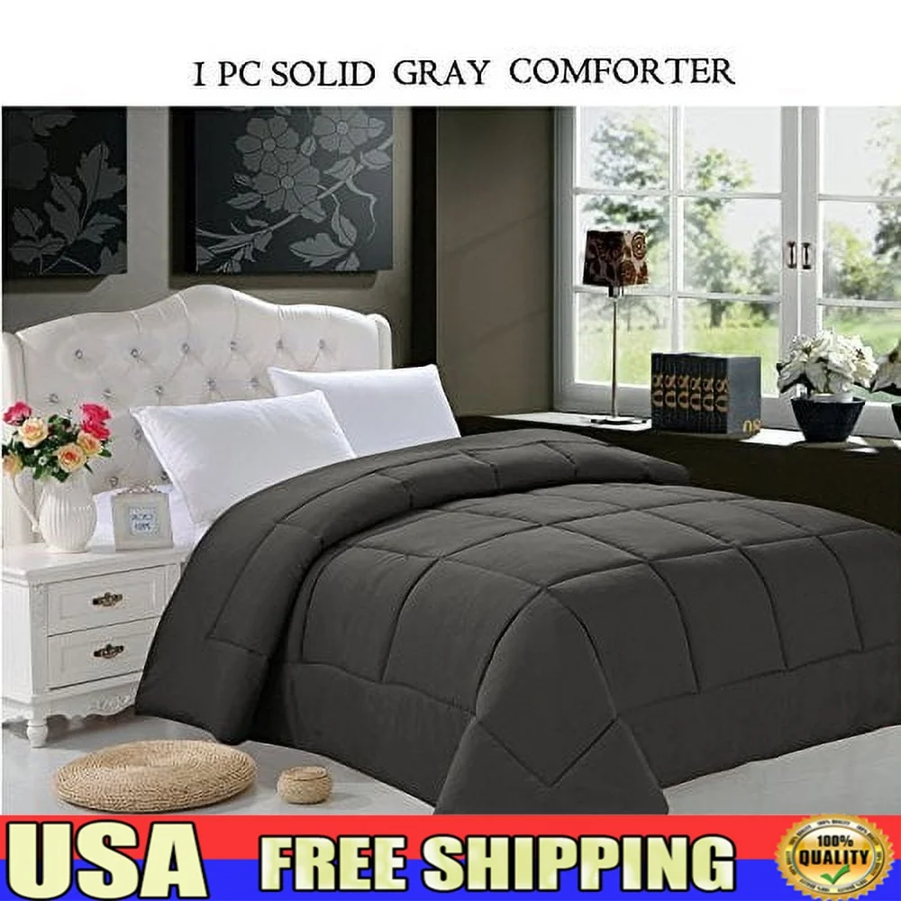 Down Alternative Comforter Twin XL All Season Plush Soft Luxury Blanket Hypoallergenic Breathable Microfiber Bedding Gift Idea
Down Alternative Comforter Twin XL All Season Plush Soft Luxury Blanket Hypoallergenic Breathable Microfiber Bedding Gift Idea