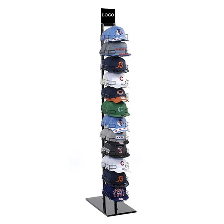 Customized Floor Standing Hanging Cap Display Racks Metal Rotating Display Stand Hats Display Shelves For Retail Store Stand
Customized Floor Standing Hanging Cap Display Racks Metal Rotating Display Stand Hats Display Shelves For Retail Store Stand