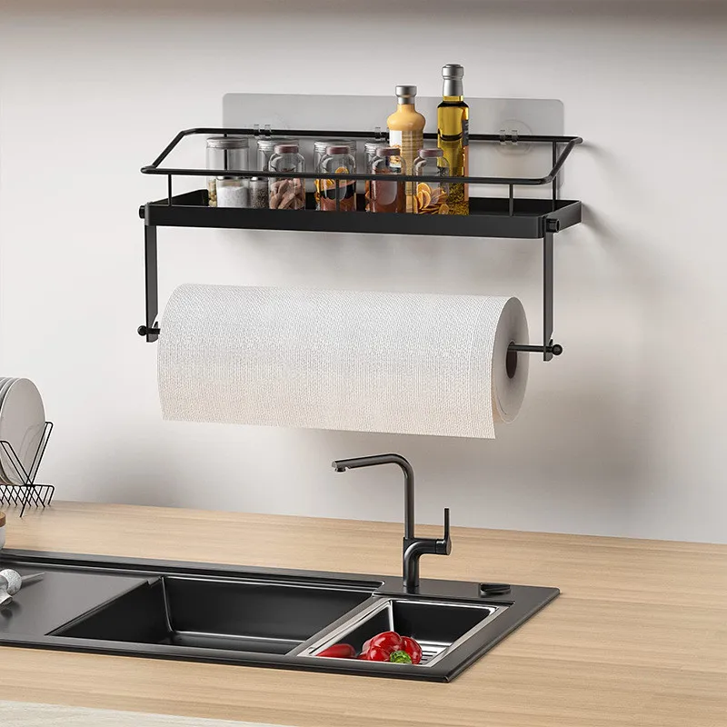 Multifunctional Stainless Steel Kitchen Toilet Paper Storage Bracket Bathroom Perforated Paper Towel Holder Storage Shelf
Multifunctional Stainless Steel Kitchen Toilet Paper Storage Bracket Bathroom Perforated Paper Towel Holder Storage Shelf