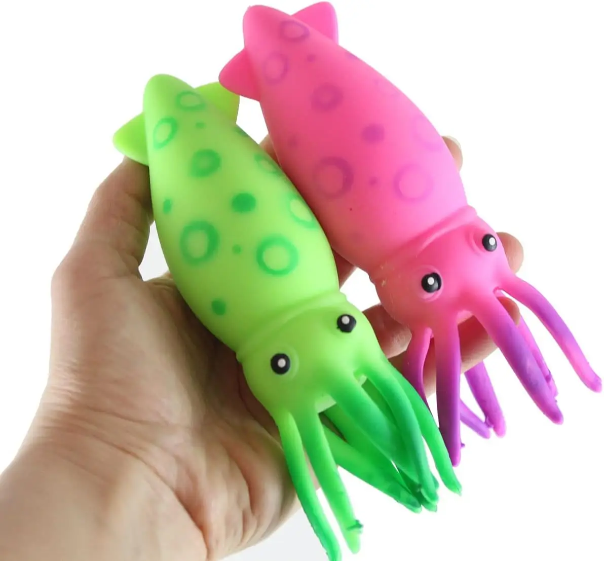 Set of 2 Large Squid Soft Fluff Doh - Filled Squeeze Stress Balls - Sensory, Stress, Fidget Toy Super Soft (Random Colors) (2 Random Color Squids)
Set of 2 Large Squid Soft Fluff Doh - Filled Squeeze Stress Balls - Sensory, Stress, Fidget Toy Super Soft (Random Colors) (2 Random Color Squids)
