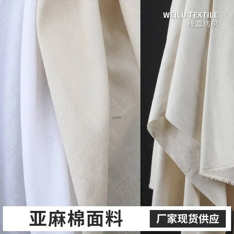 White Linen-cotton Fabric Home Textiles, Napkins, Shirts, Home Wear And Crafts
White Linen-cotton Fabric Home Textiles, Napkins, Shirts, Home Wear And Crafts