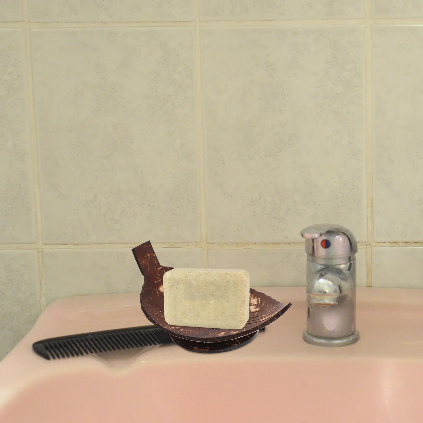 Coconut Shell Soap Box Manual Drain Dish Holder Desktop Design Portable Space Saving Creative Shape for Bathroom
Coconut Shell Soap Box Manual Drain Dish Holder Desktop Design Portable Space Saving Creative Shape for Bathroom