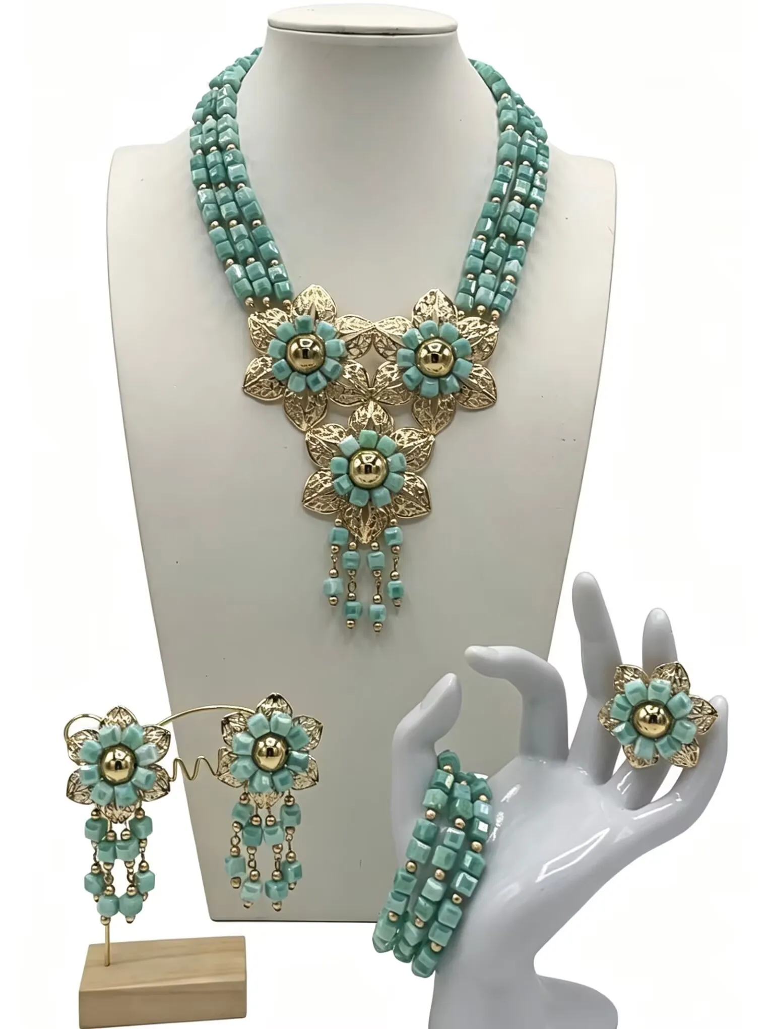 Nigeria rocal big beads set african fashion jewelry set party gift
Nigeria rocal big beads set african fashion jewelry set party gift