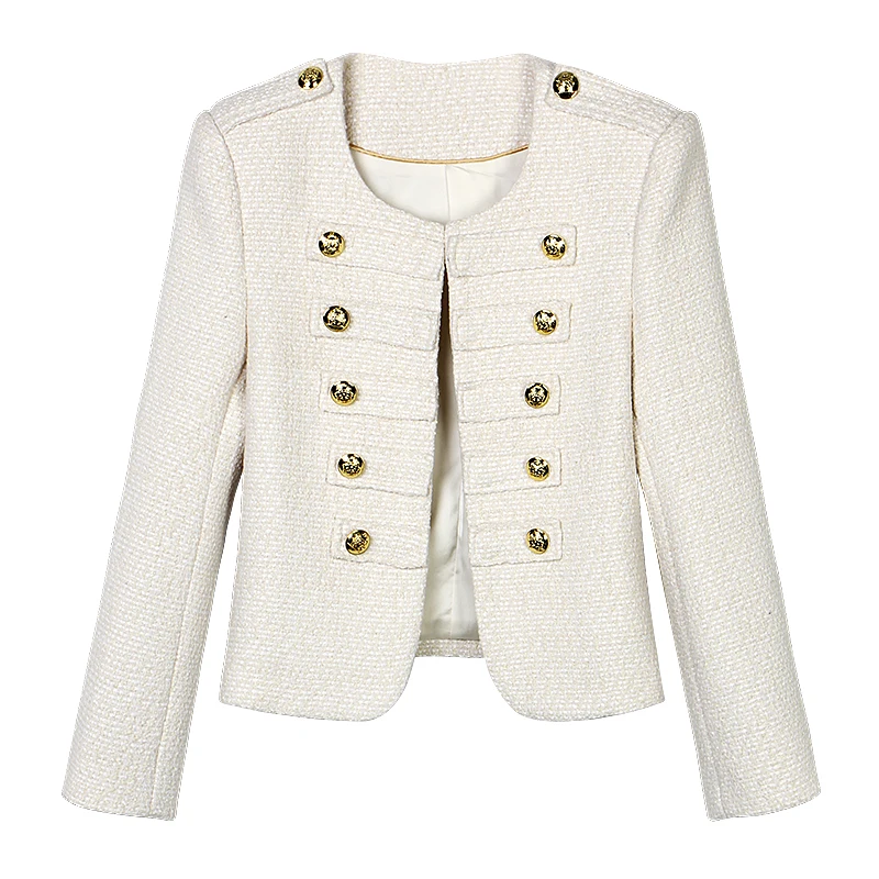 2025 new style fashionable and elegant ladylike high-end temperament design casual tweed jacket
2025 new style fashionable and elegant ladylike high-end temperament design casual tweed jacket