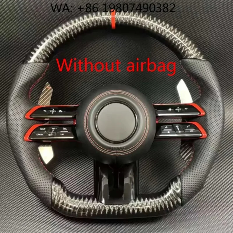 Universal Dragonfly Button Carbon Fiber Steering Wheel Hot Modified Assembly Trim Fit E300 C200L General Models
Universal Dragonfly Button Carbon Fiber Steering Wheel Hot Modified Assembly Trim Fit E300 C200L General Models