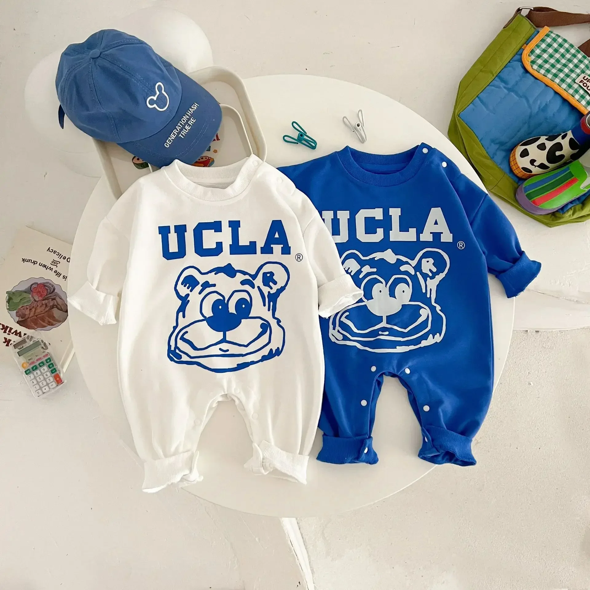 Newborn Clothes Cotton Boy's Jumpsuit 2024 Autumn New Cartoon Girl's One Piece Clothes Casual Climbing Clothes
Newborn Clothes Cotton Boy's Jumpsuit 2024 Autumn New Cartoon Girl's One Piece Clothes Casual Climbing Clothes