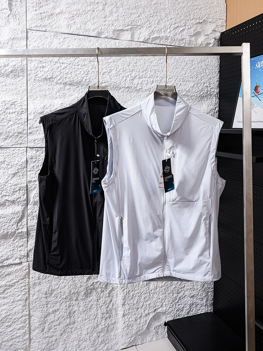Functional Cool Feeling Quick Dry Breathable Men's Outdoor Sports Leisure Collarless Vest Summer Sun Protection Tank Top
Functional Cool Feeling Quick Dry Breathable Men's Outdoor Sports Leisure Collarless Vest Summer Sun Protection Tank Top
