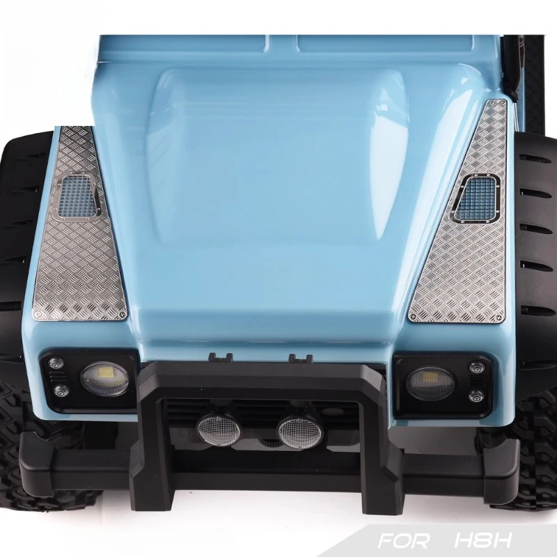 Simulation Stainless Car Shell Bottle Decoration Sheet Accessories for 1/8 RC Crawler Car H8H Defender Traxxas Upgrade Parts
Simulation Stainless Car Shell Bottle Decoration Sheet Accessories for 1/8 RC Crawler Car H8H Defender Traxxas Upgrade Parts