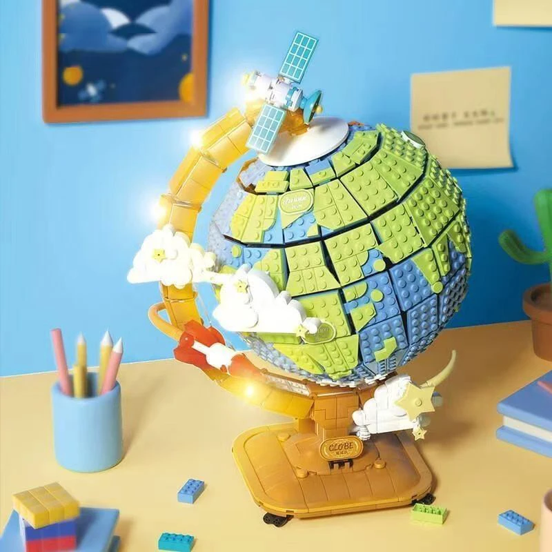 Идея для астрономии и географии, модель земли, кирпичи, конструктор MOC, строительные блоки, Обучающие игрушки со светильник для детей, подарки
Идея для астрономии и географии, модель земли, кирпичи, конструктор MOC, строительные блоки, Обучающие игрушки со светильник для детей, подарки