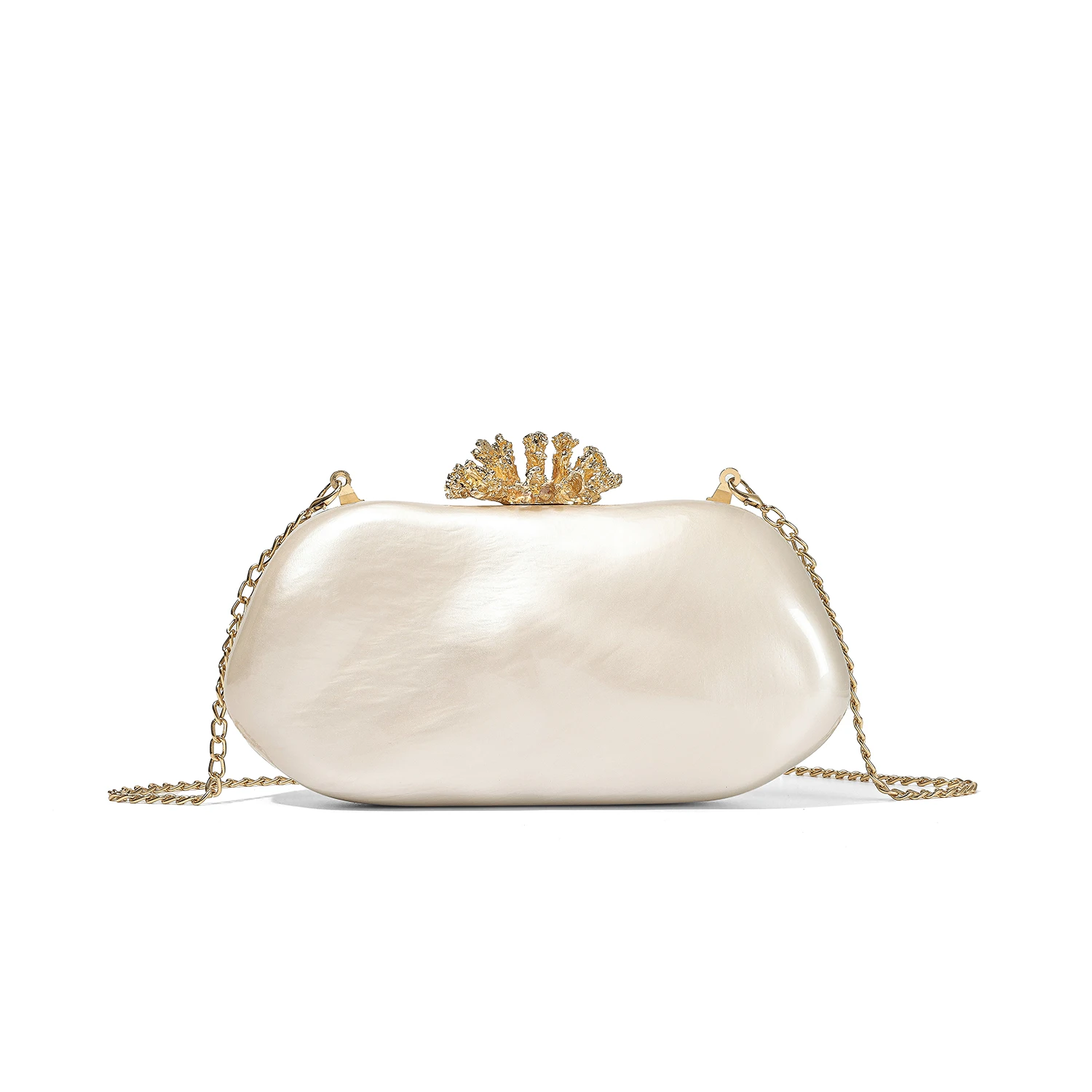 Personalized cross-border new style flower head-pressed mold bag, solid color acrylic evening bag, irregular clutch, chain bag
Personalized cross-border new style flower head-pressed mold bag, solid color acrylic evening bag, irregular clutch, chain bag