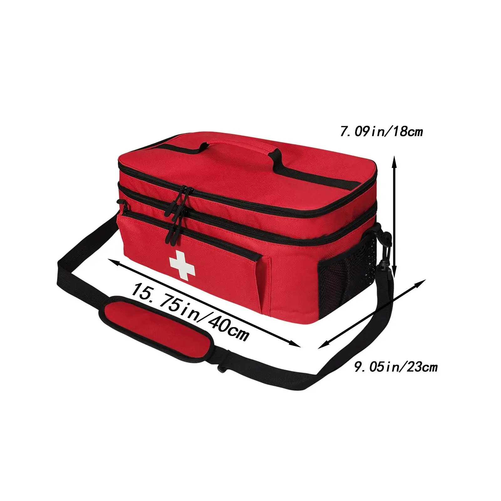 Empty First Aid Bag Multifunctional Storage Bag for Gym Car Camping
Empty First Aid Bag Multifunctional Storage Bag for Gym Car Camping