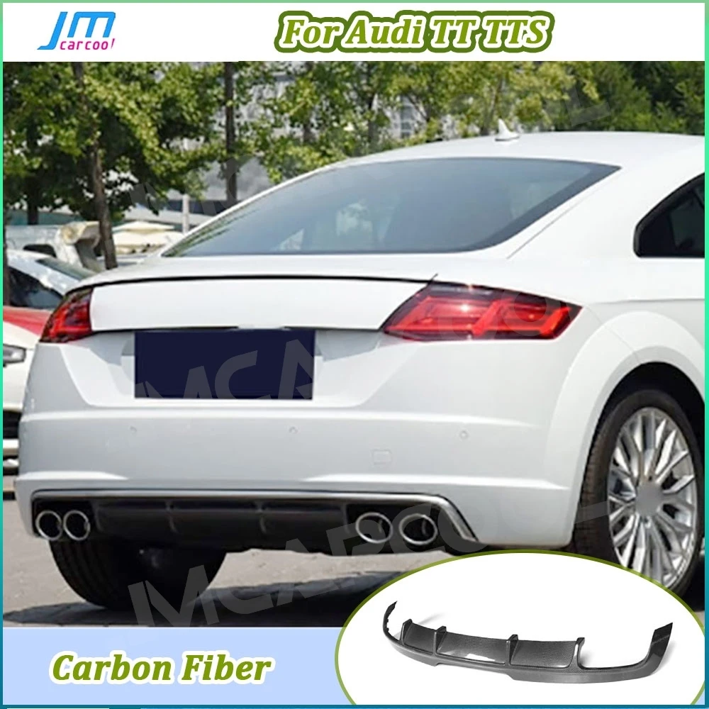 Real Carbon Fiber Car Rear Lip Diffuser for Audi TT TTS 2008-2014 FRP Body kits Rear Bumper Lip Diffuser Spoiler Accessories
Real Carbon Fiber Car Rear Lip Diffuser for Audi TT TTS 2008-2014 FRP Body kits Rear Bumper Lip Diffuser Spoiler Accessories