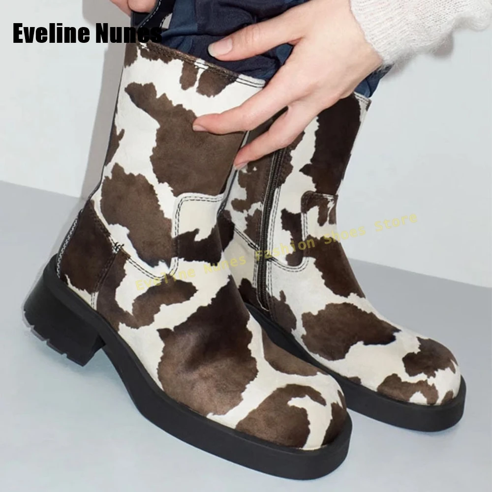 Модные ботинки на массивном каблуке с молочным узором, модные ботинки с квадратным носком и боковой молнией, разноцветные женские модные ботинки челси, осень 2021, уличный стиль
Модные ботинки на массивном каблуке с молочным узором, модные ботинки с квадратным носком и боковой молнией, разноцветные женские модные ботинки челси, осень 2021, уличный стиль