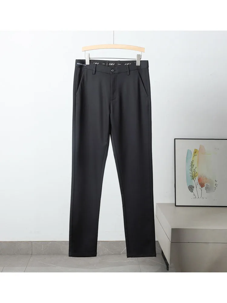 High-End Wool Fabric Men's Casual Bla Pants Breathable Comfortable Busin Sle Autumn New Arrival Straight Leg Pants
High-End Wool Fabric Men's Casual Bla Pants Breathable Comfortable Busin Sle Autumn New Arrival Straight Leg Pants