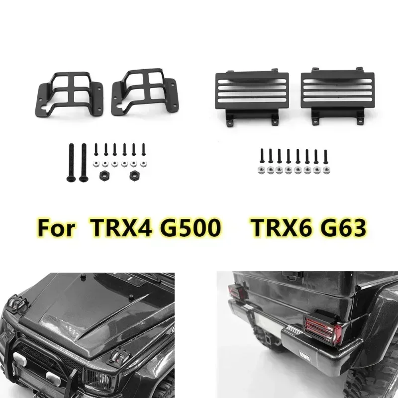 Металлический передний и задний абажур, защитная крышка для Trxs TRX4 TRX-4 G500 TRX6 G63 1/10, радиоуправляемый гусеничный автомобиль, запчасти
Металлический передний и задний абажур, защитная крышка для Trxs TRX4 TRX-4 G500 TRX6 G63 1/10, радиоуправляемый гусеничный автомобиль, запчасти