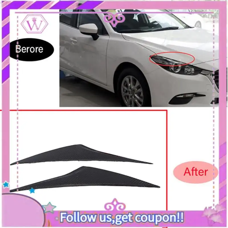 Latest Car Front Bumper Headlight Eyelid Eyebrow Lamp Trim For Mazda Axela 3 Mazda 3 M3 2014-2016
Latest Car Front Bumper Headlight Eyelid Eyebrow Lamp Trim For Mazda Axela 3 Mazda 3 M3 2014-2016