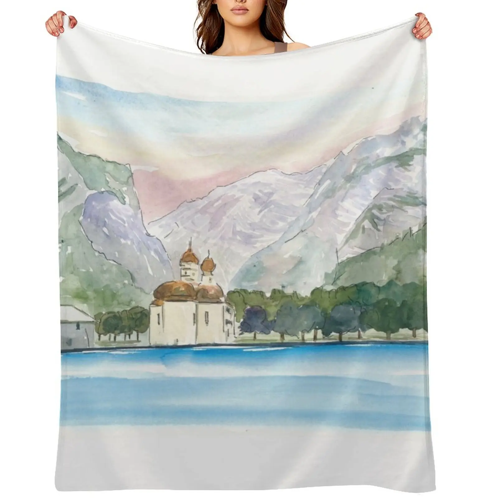 Saint Bartholomew Church Koenigsee with Watzmann Mountain Throw Blanket Quilt Blankets For Bed Travel Soft Beds Blankets
Saint Bartholomew Church Koenigsee with Watzmann Mountain Throw Blanket Quilt Blankets For Bed Travel Soft Beds Blankets