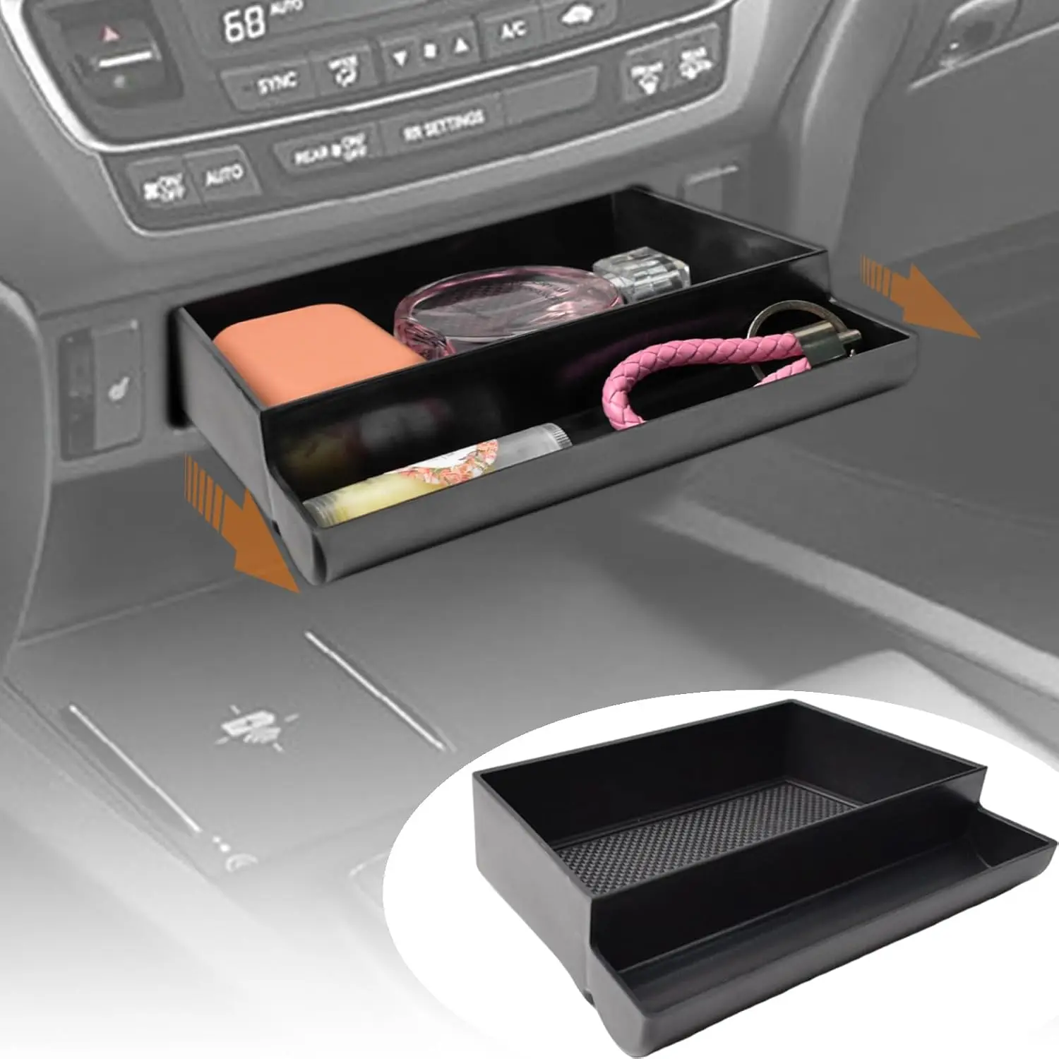 TACOBRO Center Console Tray for Honda Pilot 2016-2022 / Passport 2019-2024 2025 Accessories Coin Container Car Storage Organizer
TACOBRO Center Console Tray for Honda Pilot 2016-2022 / Passport 2019-2024 2025 Accessories Coin Container Car Storage Organizer