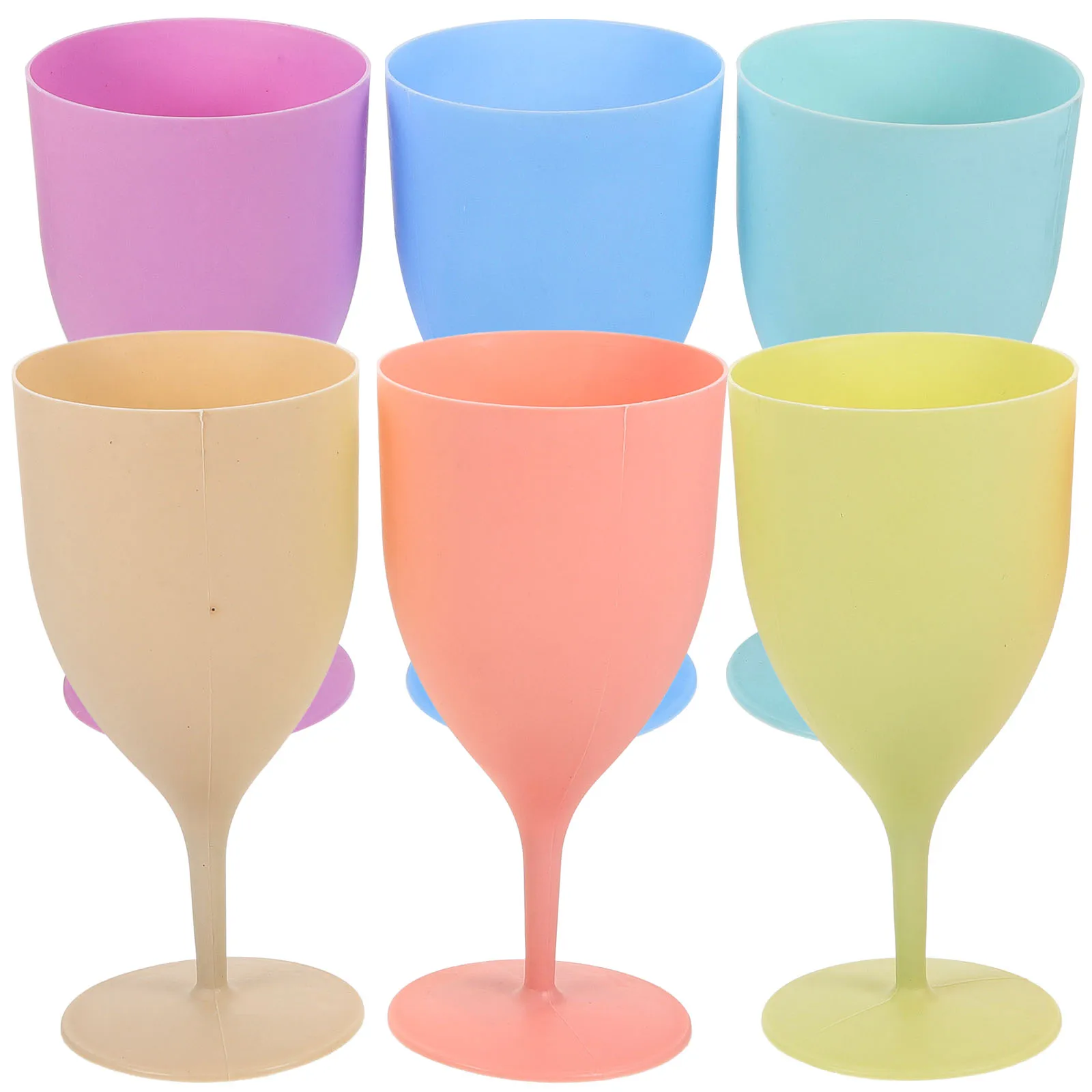 6 Pcs Macaron Drink Cups 380ml Colored Goblets for Party Juice Glasses High Capacity Stable Durability
6 Pcs Macaron Drink Cups 380ml Colored Goblets for Party Juice Glasses High Capacity Stable Durability