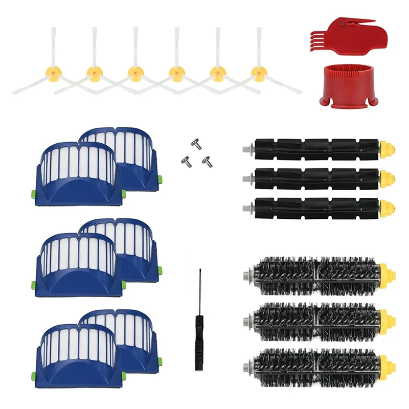 Caci Replacement Accessories Kit For Irobot Roomba 600 Series 694 675 & 500 Series 595 585 564 Robot- Filter,Side Brush
Caci Replacement Accessories Kit For Irobot Roomba 600 Series 694 675 & 500 Series 595 585 564 Robot- Filter,Side Brush