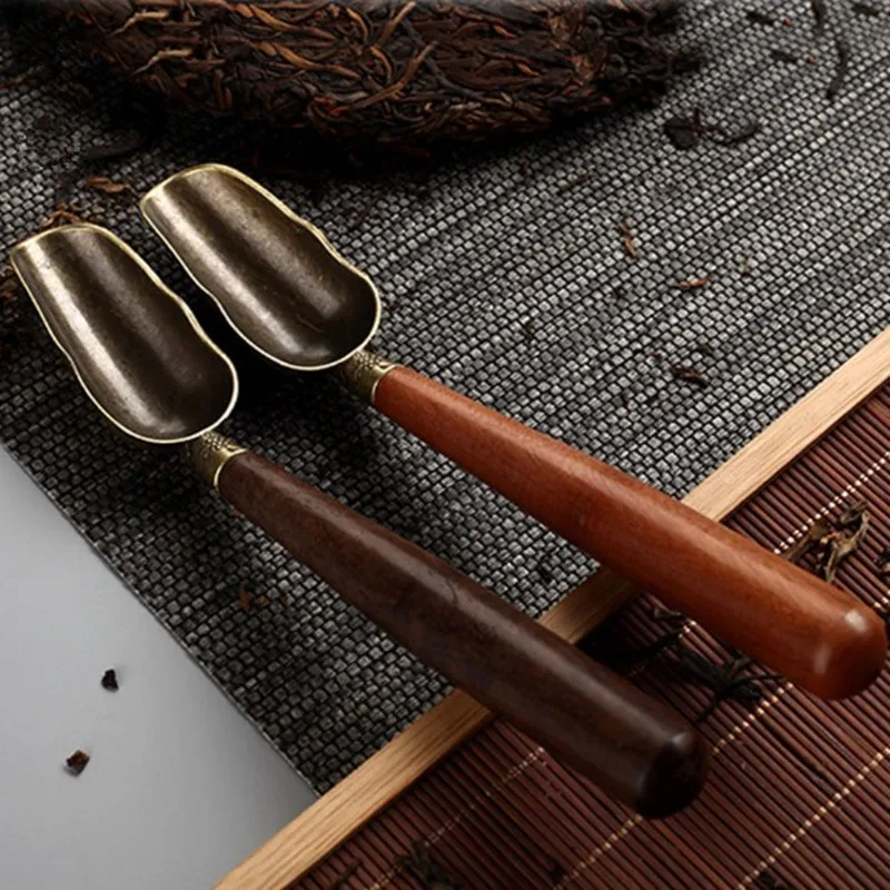 Ebony copper teaspoon teaspoon rosewood tea shovel tea spoon six gentlemen tea ceremony accessories
Ebony copper teaspoon teaspoon rosewood tea shovel tea spoon six gentlemen tea ceremony accessories