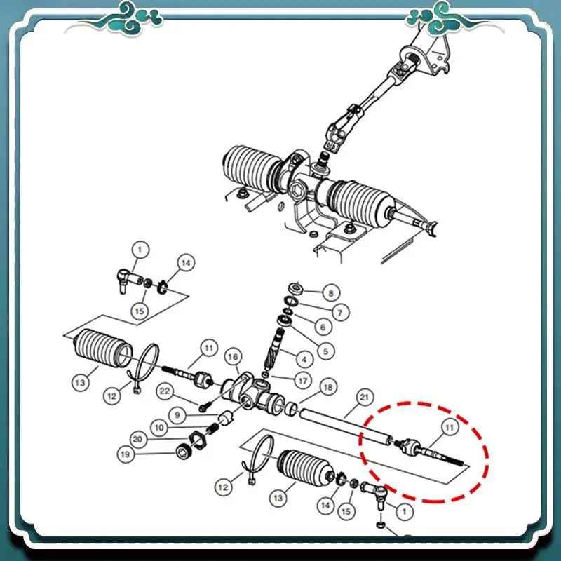 Reliable 2X Golf Cart Inner Ball Joint Steering Rack Joint 102565701, For Club Car Precedent G&E 2004 -Up
Reliable 2X Golf Cart Inner Ball Joint Steering Rack Joint 102565701, For Club Car Precedent G&E 2004 -Up