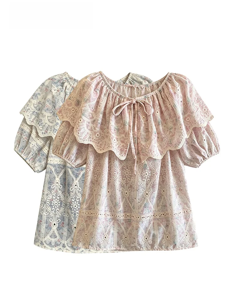 CaraCLUB plus Size Bubble Sleeve Shirt Women Summer Loose Fit Fake Two-Piece Top Korean Style Polyester Cotton Blend Short Sl...
CaraCLUB plus Size Bubble Sleeve Shirt Women Summer Loose Fit Fake Two-Piece Top Korean Style Polyester Cotton Blend Short Sl...