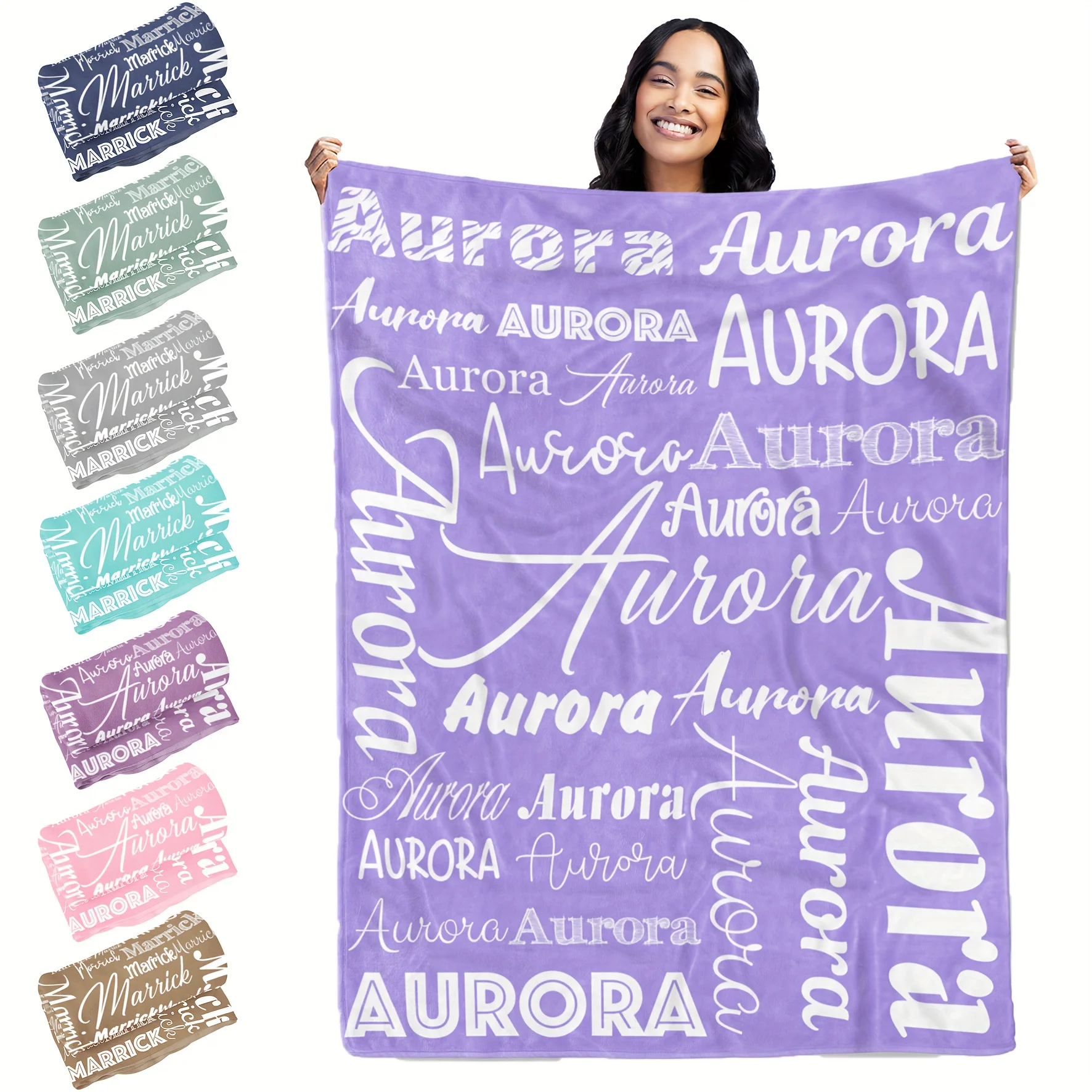 Personalized Name Blanket Aurora Custom Text In Multiple Fonts And Colors Soft Fleece Throw Gift For Her Birthday Or Wedding
Personalized Name Blanket Aurora Custom Text In Multiple Fonts And Colors Soft Fleece Throw Gift For Her Birthday Or Wedding
