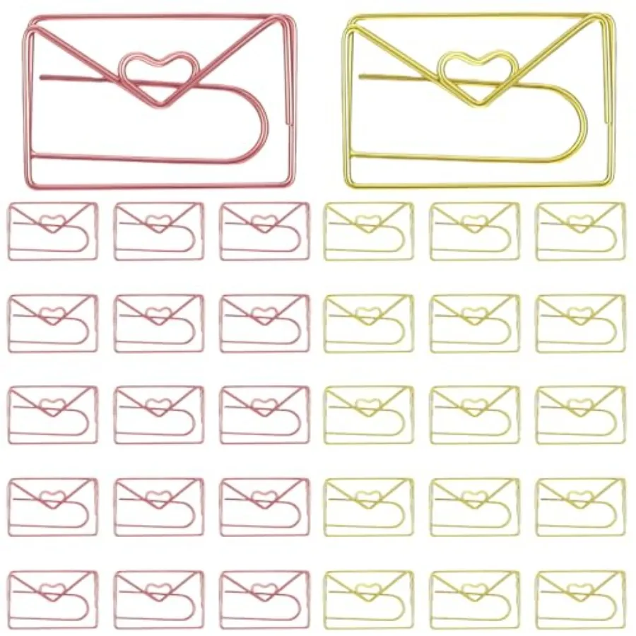 Paper Clips, 30 PCS Small Cute Paperclips for School, Office, Home, Wedding Party Decoration Rose Gold Gold Metal, Smooth Finis
Paper Clips, 30 PCS Small Cute Paperclips for School, Office, Home, Wedding Party Decoration Rose Gold Gold Metal, Smooth Finis