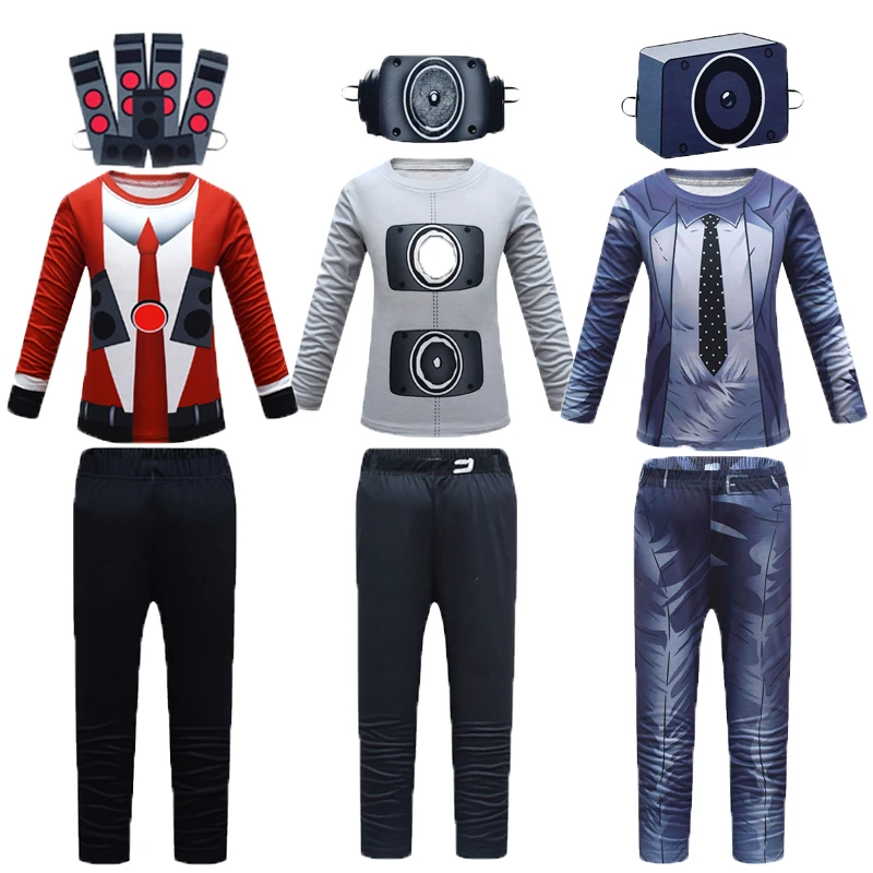 Skibidi Toilet Cosplay Costume Game Speaker Tv Kids Camcorder Children Costumes Bodysuit Jumpsuit Mask Halloween for Boys Girls
Skibidi Toilet Cosplay Costume Game Speaker Tv Kids Camcorder Children Costumes Bodysuit Jumpsuit Mask Halloween for Boys Girls