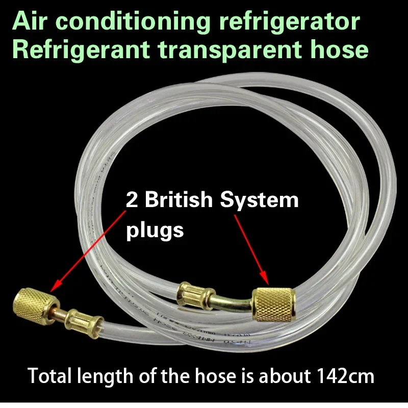 2 British System plug thickening high pressure resistant air conditioning transparent filling tube refrigerator refrigerant hose
2 British System plug thickening high pressure resistant air conditioning transparent filling tube refrigerator refrigerant hose