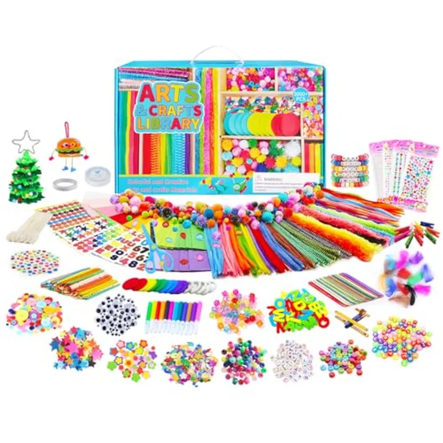 Crafts for -+ Art Supplies Art Supplies Great for School Homeschool and Kindergarten DIY Crafting Projects-Giant Craft Box for
Crafts for -+ Art Supplies Art Supplies Great for School Homeschool and Kindergarten DIY Crafting Projects-Giant Craft Box for